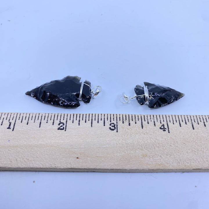 Obsidian Arrowhead Pendant - Funky Stuff