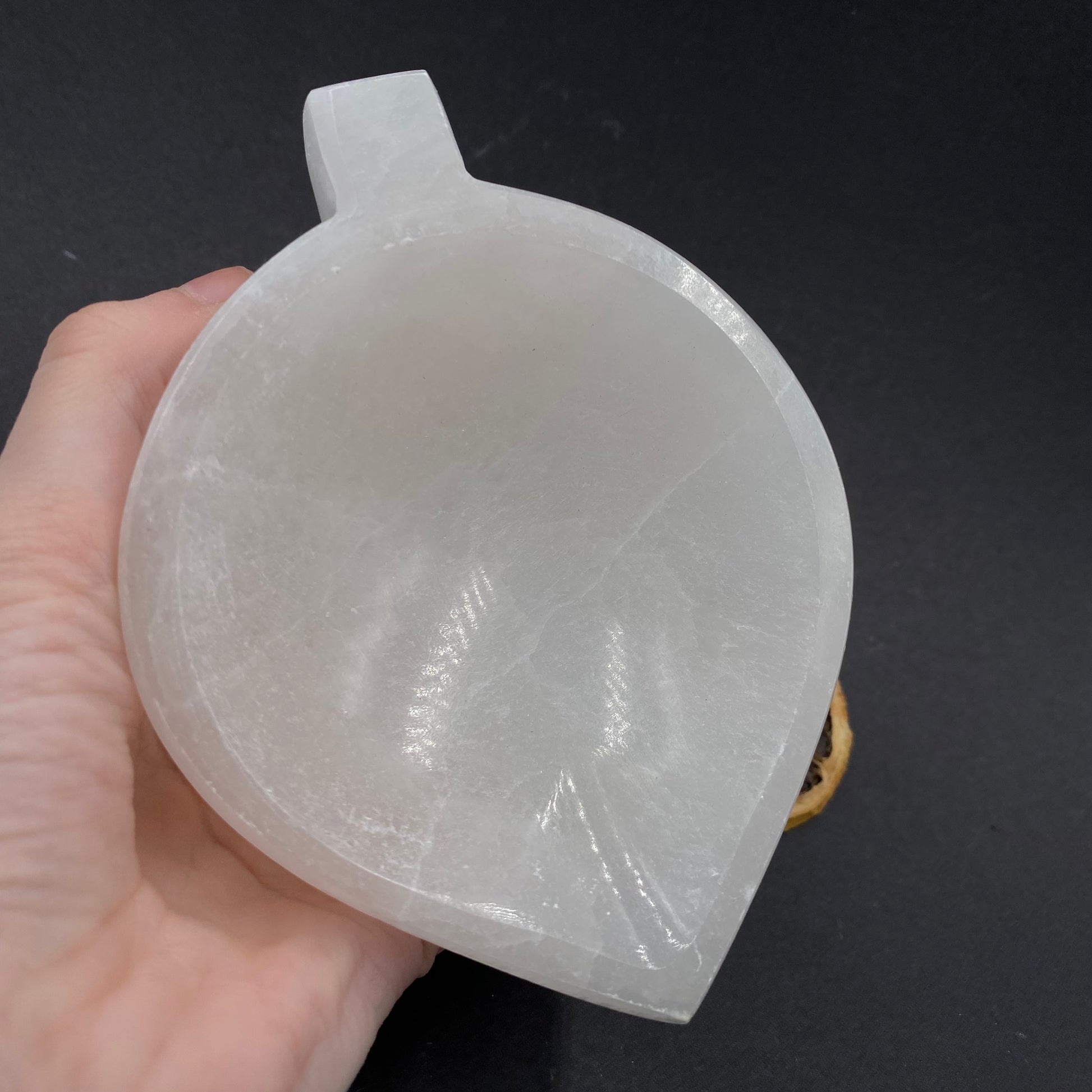 Selenite Spade Bowl - Funky Stuff