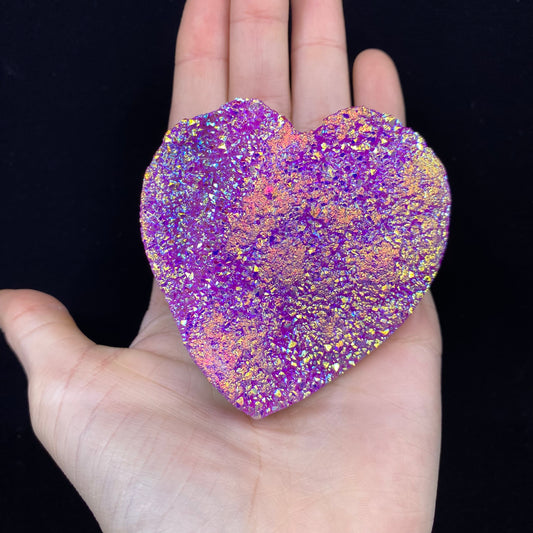 Aura Quartz Heart (Pink) - Funky Stuff