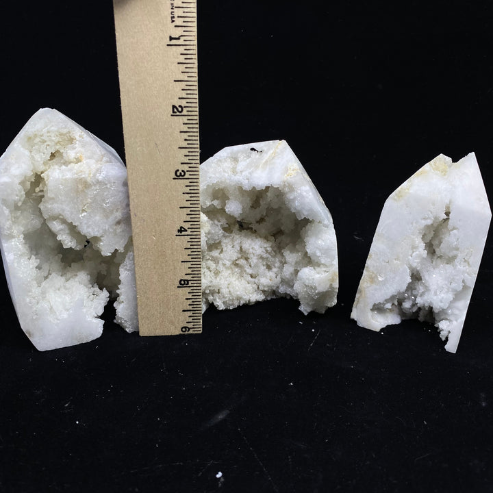 White Agate Druzy Tower - Funky Stuff